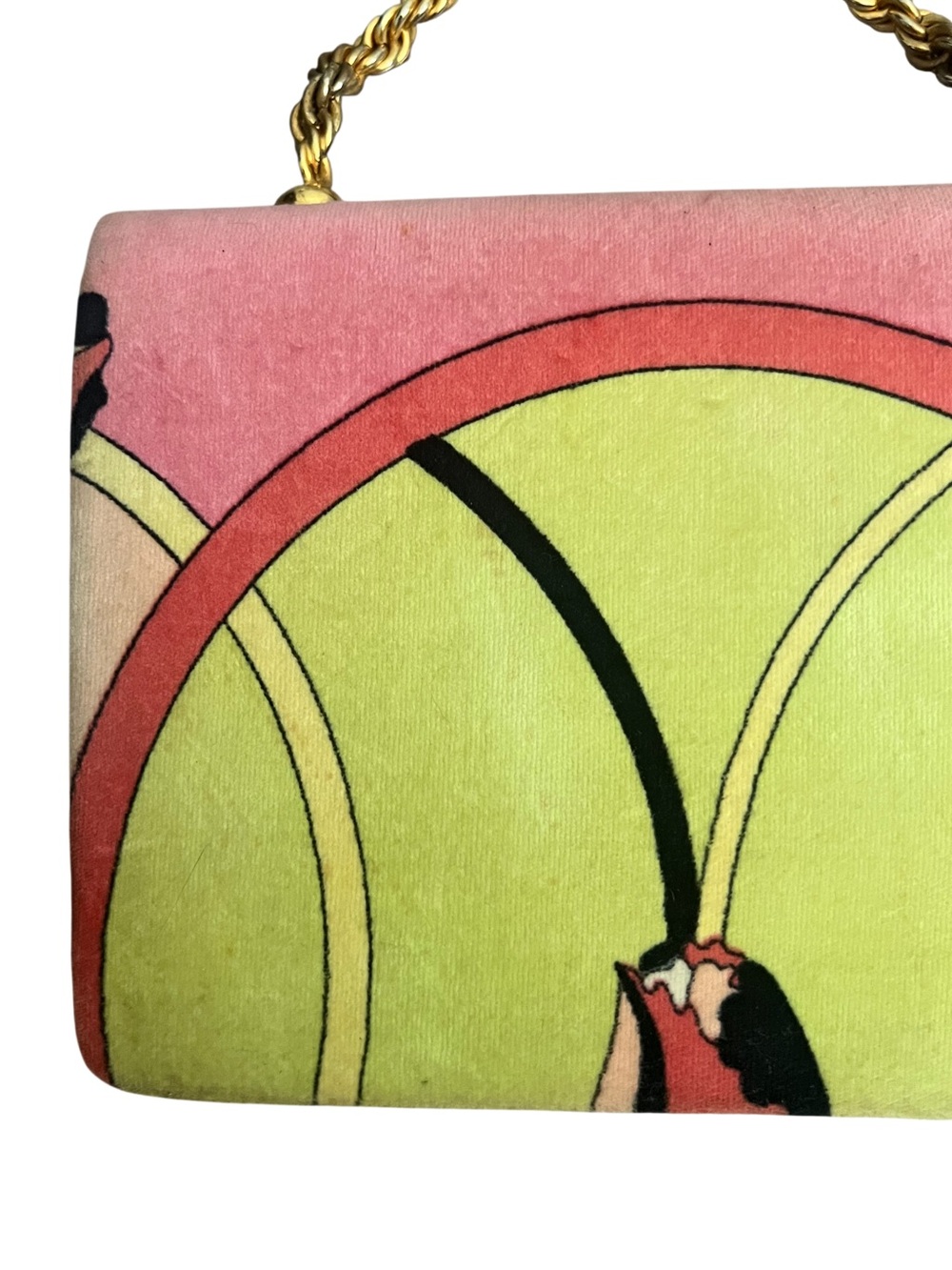 Vintage 60s Emilio Pucci Velvet Bag - Picture 10 of 16